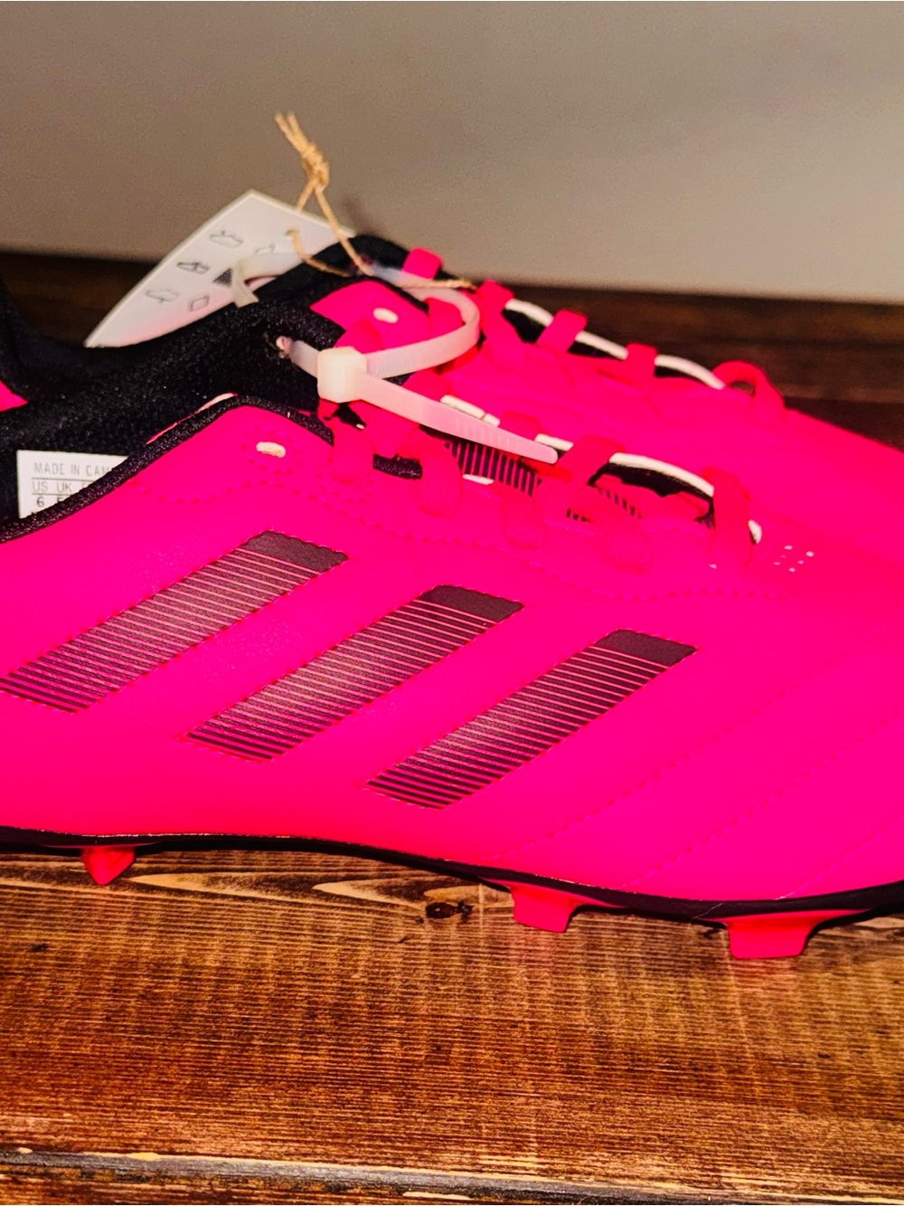 adidas Kids Soccer Cleats - Bright Pink